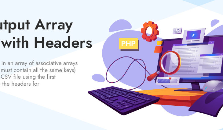 PHP output array to CSV with headers